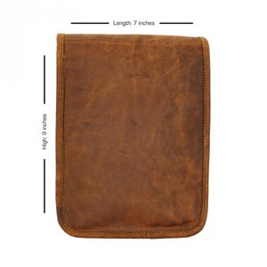 Unisex Vintage Genuine PU Leather Crossbody Tote Shoulder Messenger Bag Zipper Custom Logo Fashionable Design Light Daily <b>Laptop</b> - Product Image 2