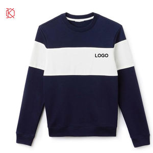 Jersey informal de punto con gofres para Otoño e Invierno para hombre, Sudaderas con cuello levantado y logotipo personalizado, teñido liso con estilo informal - Product Image 3