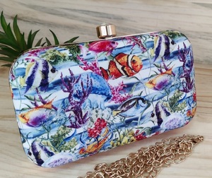 Antique and <b>Beautiful</b> Printed Box Clutch Purse Now Available on M <b>Creation</b> - Product Image 1