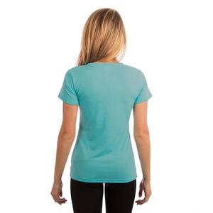 Camiseta de algodón para mujer, recreativa, Lisa - Product Image 6