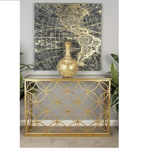 MS คอนโซลตาราง MS ฐานกรอบโลหะเฟอร์นิเจอร์ราคาไม่แพงราคาหรูหราห้องนั่งเล่นเฟอร์นิเจอร์ที่มีอยู่ - Product Image 1