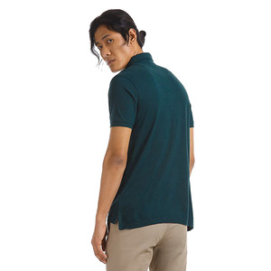 Conception personnalisée Vente en gros Meilleure vente Polo uni décontracté à manches courtes de couleur verte pour hommes - Product Image 4