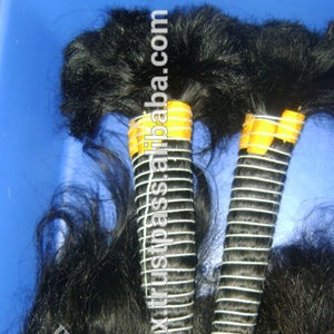 100% meilleure qualité un donneur sans perte de cheveux humains en vrac Remy d'Inde. sud indien vente chaude cheveux crus cheveux non weftés - Product Image 2