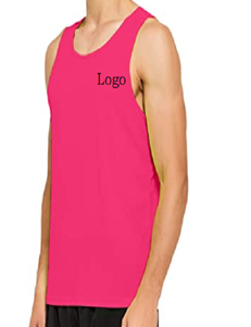 Camiseta de neón para correr para hombre, camiseta sin mangas atlética para nadar, playera, secado rápido, entrenamiento de maratón, gimnasio, deportes - Product Image 1