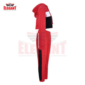 Top corto para mujer, chándales de diseño personalizado, chándal de dos piezas, ropa de calle para mujer, ropa de moda, chándal - Product Image 2