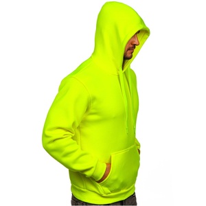 Meilleure vente hommes femmes décontracté solide polaire écologique sweats à capuche hiver pull sweat manches régulières uni teint - Product Image 5