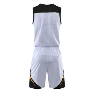 Uniforme de Baloncesto Personalizado para Hombre, Entrenamiento, Adultos, Deportivo, Liso, 2025, 100% Poliéster, Secado Rápido, Sin Mangas - Product Image 3