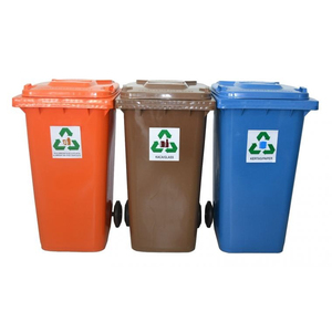 Industrial Use 120 Liter Recycle Plastic Dustbin Selling from Malaysia