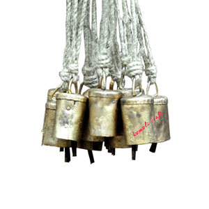 Rustic Mini Tube Cowbells Small Tin Bells <b>for</b> Outdoor <b>Wind</b> <b>Chimes</b>, <b>Garden</b> Decor, Crafts, and Decorative Hanging Bells - Product Image 1