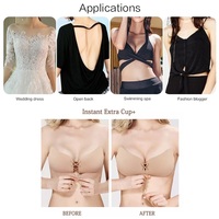 Soutien-gorge sans bretelles à découpe en V, sous-vêtement une pièce, prix d'usine