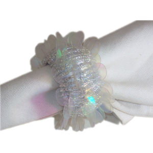 Soporte de lujo para servilletas de cuentas, el mejor para el hogar, Hotel y boda, vajilla, diseño decorativo, cuentas de colores, anillo para servilletas - Product Image 1