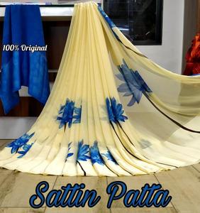 Sarot en satin de soie à imprimé numérique, vêtements féminins indiens, à bas prix, style décontracté, dernier modèle, - Product Image 5