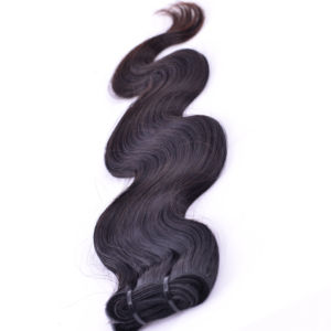 Vague de corps vierge brésilienne 100% vague de corps crue cheveux vague profonde trame faisceaux fermeture frontale perruques Extensions de cheveux fournisseur - Product Image 1