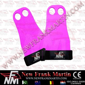 NFM Cử Tạ Crossfit WOD Phòng Tập Thể Dục Hai Lỗ Ngón Tay Tay Grip Tập Thể Dục Palm Hỗ Trợ Bảo Vệ Da Bò Da OEMODMLogo - Product Image 6