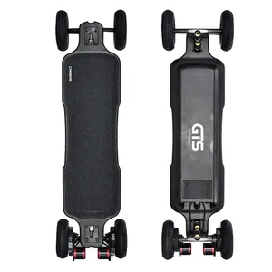 High End Carbon Fiber Electric Skateboard with Big Wheel and Street Wheel Suitable for Professional Rider