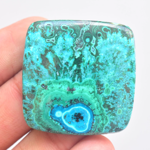 Piedra preciosa de crisocola malaquita, lote al por mayor de gemas sueltas de crisocola de azurita - Product Image 1