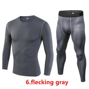 Al aire libre para hombre deportes traje de 2 piezas 3 piezas 5 Pcs traje de gimnasio apretado conjunto corriendo poliéster apretado entrenamiento proveedor - Product Image 5