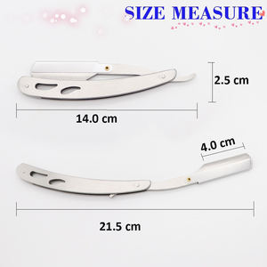 Kit de rasage, rasoir de coiffeur professionnel, peigne de coiffure, ensemble de ciseaux de rasage, 8 pièces - Product Image 5