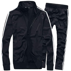 ชุดวอร์มแทรคสูทผู้ชายไซส์ใหญ่ ปี 2021 โลโก้สั่งทำ ผ้าโพลีเอสเตอร์ 100% ชุดออกกำลังกายฤดูหนาวสำหรับผู้หญิงและผู้ชาย - Product Image 6