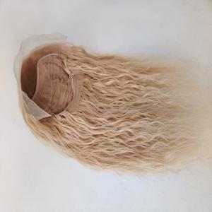 22,5 pulgadas Nuca frontal 14 pulgadas Templo 15 pulgadas Parte trasera personalizable Parte libre Base media Extensiones de cabello indio Humano recto - Product Image 3