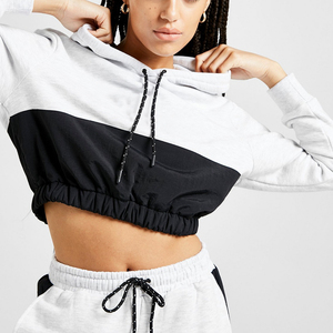 Sweat à capuche court pour femme, multicolore, tenue de fête, court, tendance, - Product Image 5