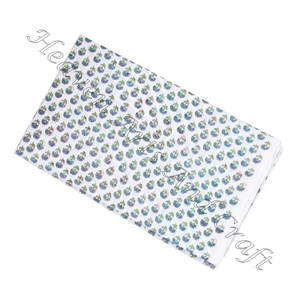 Impresión de bloques de tela de algodón para tiendas caseras y para usar como textiles para el hogar ropa hecha a mano diseñador Sanganeri tela para correr - Product Image 4