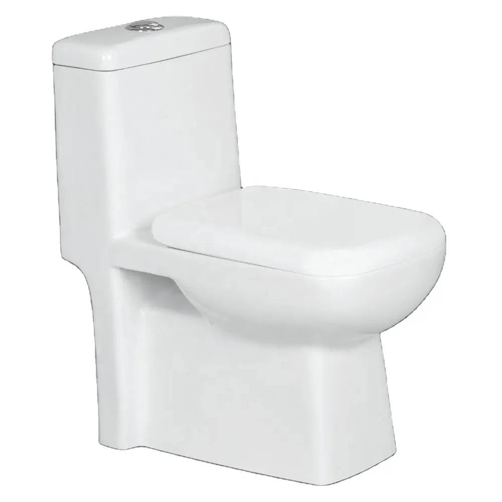 Aqua Cubic Hochwertige beliebte Sanitär keramik Keramik Badezimmer Einteilige WC Toilette Monobloc Commode Komplette Sitz kommode Set