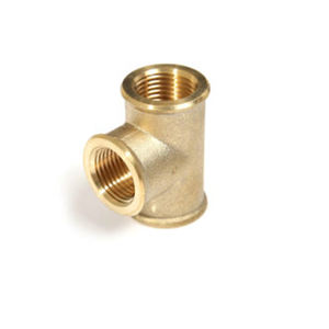 Exportador hembra latón T PVC y material de cobre para fontanería varios tamaños 10mm 14mm 30mm 50mm - Product Image 1