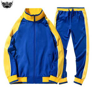 Professional Top Fashion High Quality 100% Polyester Men's Side Line Tracksuits Plus Size Winter <b>Sets</b> Breathable Eco-friendly - Product Image 5