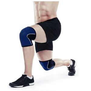 Haute qualité 7mm Polyester genou manches Logo personnalisé tailles S-XXL pour la course haltérophilie Crossfit Powerlifting-RAZERS IMPEX - Product Image 6