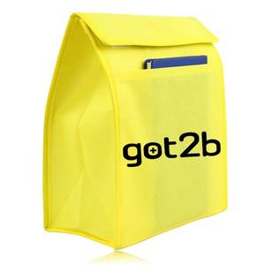 Sac à lunch en tissu non tissé 70-120GSM personnalisé de haute qualité Logo personnalisé Design de mode isolé pour une utilisation en extérieur Étuis à cosmétiques - Product Image 3