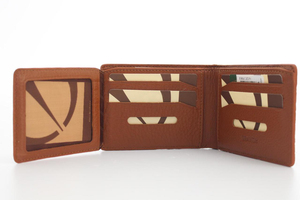 Cartera de piel de cocodrilo de Color marrón auténtica, diseño elegante, hecha en Turquía - Product Image 3