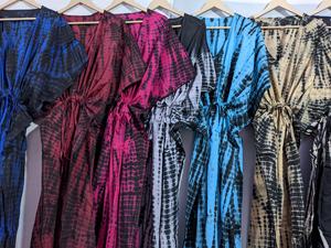 COTON TIE DYE KAFTAN - Product Image 5