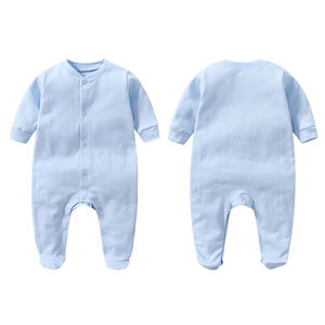 Body de algodón para bebé, mono informal de manga larga, ropa para recién nacido, pelele para bebé de punto - Product Image 2