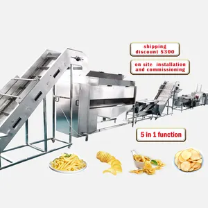 exotic snacks making machinery line fruit & vegetable snacks pringles potato chips alimentos processing machine