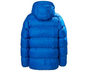 Veste bouffante de Style universitaire bleu pour femmes manteau d'hiver de haute qualité avec Logo personnalisé nouvelle mode vêtements en duvet gonflé - Product Image 5