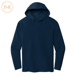 Sudaderas con capucha y bordadas personalizadas de algodón 100% para hombre para sudaderas de temporada de invierno - Product Image 5