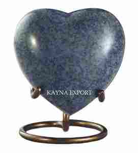 Hermosa urna de cremación de estilo americano, artesanía, corazón, níquel brillante, suministros funerarios grabados para las cenizas de un ser querido - Product Image 4