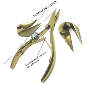 Outils d'extension de cheveux I Coupeur de liaison d'extension de cheveux I Coupeur de pointe de kératine accueilli autorisé Premium 10 pièces Logo personnalisé - Product Image 1