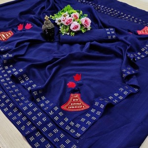 Nouveau Designer Imprimé Saree Prix le plus bas du marché Surat Ethnic Garment ApparelGarment - Product Image 5