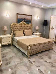 Conjunto de muebles de dormitorio clásico, armarios, muebles de dormitorio italianos clásicos, base de cama, cabecero, colchón - Product Image 2