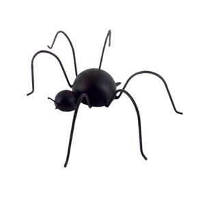 Gift & Craft <b>Halloween</b> Table Top <b>Decoration</b> Iron Spider Matt Black Colour Classic Style Party And Holidays Supplies - Product Image 1