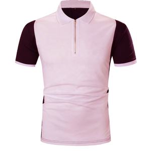 Polo de manga corta con logotipo personalizado para hombre, camisa masculina Casual de talla grande, con logotipo bordado, OEM - Product Image 6