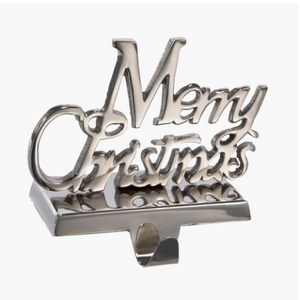 <b>Stocking</b> <b>Holder</b> Silver Anthers Nickle Plated <b>Stocking</b> <b>Holder</b> Aluminum Metal Personalized <b>Christmas</b> High End Decoration - Product Image 5