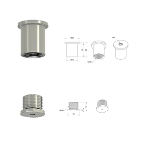 Coupleurs de composants de grille de plafond suspendus légers personnalisés - Product Image 2