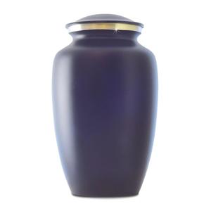 Adult American Style Aluminum Wood Cremation <b>Urn</b> for Human Ashes <b>Large</b> Male Female Size 220 Cubic Inches Funeral Supplies - Product Image 3