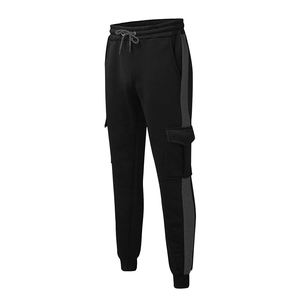 Pantalons de sport en coton Spandex, de Fitness, extensible, Premium, poches vierges, personnalisé, pour hommes - Product Image 5