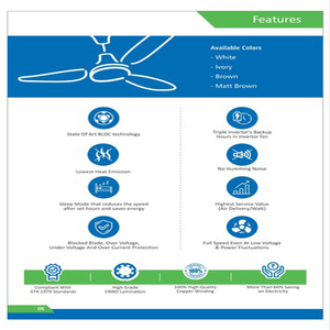 High Quality REVE Energy Saving Ceiling <b>Fan</b> <b>Metal</b> Air Cooling Electric Source Ceiling <b>Fan</b> - Product Image 3