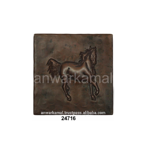 Fabricante de cobre antiguo Diseño de carreras de caballos para paredes - Product Image 3