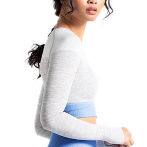 Top Deportivo Corto de Nuevo Estilo para Mujer, 100% Algodón, para Hacer Ejercicio - Product Image 3